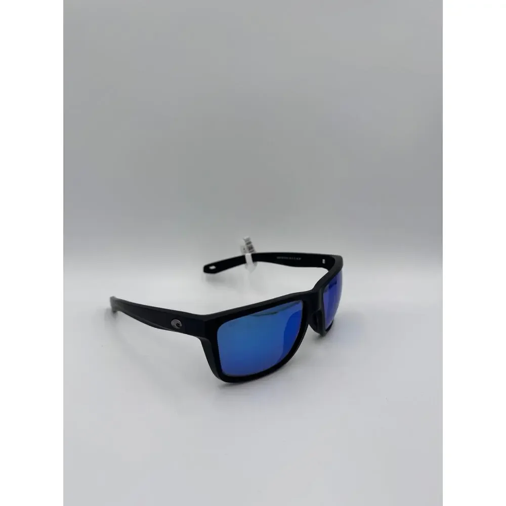 NEW Costa Del Mar 6S9120 BROADBILL II 06S9120 Matte Black Blue Mirror